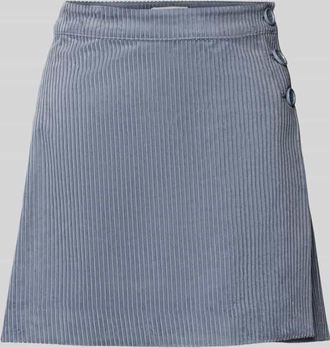 Mbym mbyM Minirock in Cord-Optik Modell Marlie in Mittelgrau, Größe XL