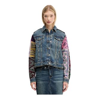 Desigual Mujer, Chaquetas, Azul, Talla: XS