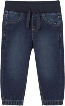 MAYORAL Denim Jogger Pants in Blue Denim at Nordstrom, Size 18M