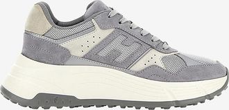 Hogan Niedrige Materialmix-Schn&uuml;rsneakers Hogan Hi-Fi