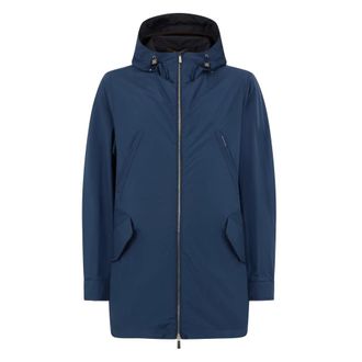 Moorer Parkas, male, Blue, Size: 3XL Alvin Windbreaker