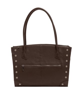 Hammitt Hammitt Elle Work Carry Espresso Pebble Silver
