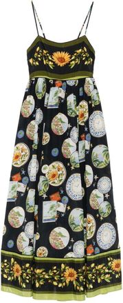 Farm Rio Trip Souvenir Maxi Dress - Womens - Cotton/Viscose