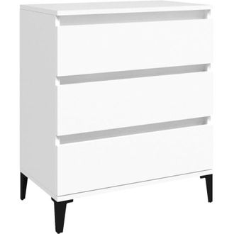 vidaXL Sideboard White 60x35x70 cm Engineered Wood Vidaxl