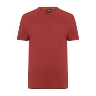 HUGO BOSS Heren Boss Katoen Regular T-shirt (Bruin)
