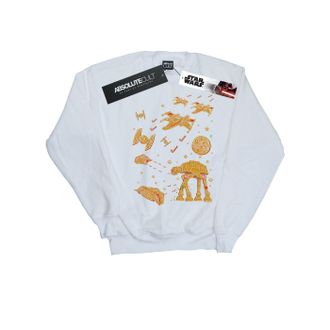 Star Wars Heren Gingerbread Battle Sweatshirt (Wit)