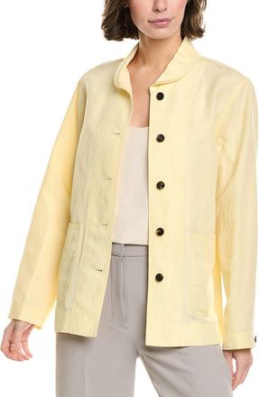 Lafayette 148 New York Shawl Collar Silk-Blend Jacket