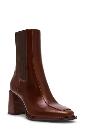 Steve Madden Downtown Chelsea Boot in Brown Leather at Nordstrom, Size 7.5