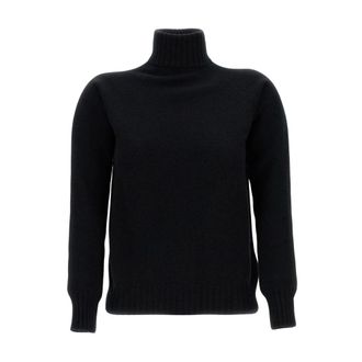 Drumohr Dames, Truien, Zwart, Maat: L Wol