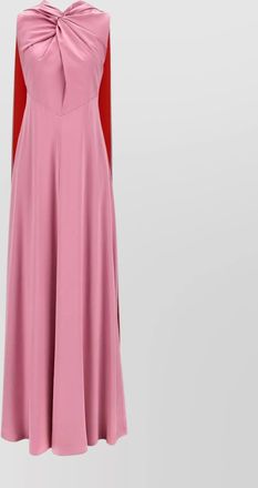 Roksanda Ilincic amanita draped twist detail cape dress