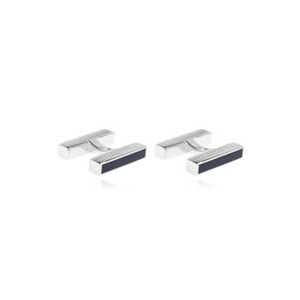 Ferragamo Cufflinks & Tie Clips, male, Gray, Size: ONE SIZE Cufflinks