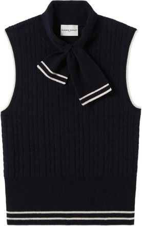 Claudie Pierlot Top smanicato - Blu