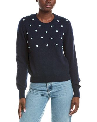 Brodie Vintage Pom Cashmere Sweater