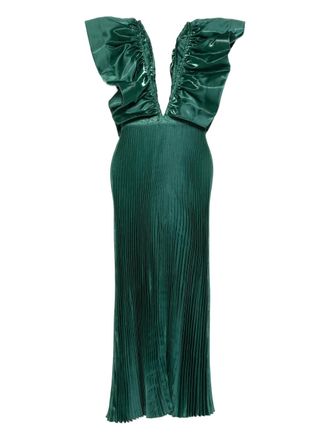 L&rsquo;Id&eacute;e Ventoux maxi dress - Green