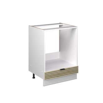 Vicco Armario Para Horno Empotrado Fame-line, Panel De Roble, 60 Cm Sin Encimera Vicco