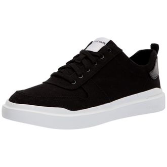 Cole Haan Grandpro Rally Canvas Court Black / Optic White W23234-BWHT Womens