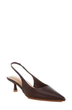 London Rag Shala Slingback Pump in Brown at Nordstrom Rack, Size 6.5