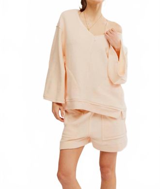 Free People Womens Day Off Pullover In Peach