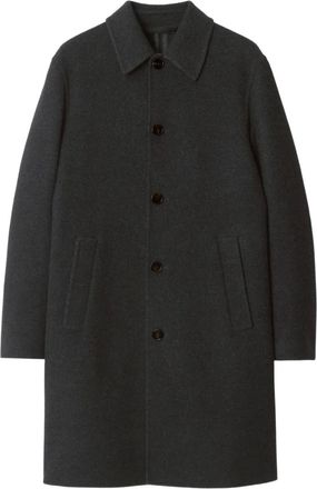 Burberry Cappotto corto monopetto - Grigio