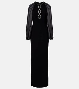 Rebecca Vallance Livia cutout embellished gown