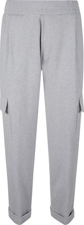 Mason's Relaxed Fit Grey Trousers With Tapered Leg
