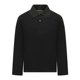 Our Legacy Polo Shirts, male, Black, Size: 2XL Rugby Longsleeve