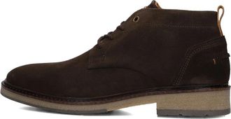 Mazzeltov Bruine Su&egrave;de Veterschoenen Sanjay - Heren - Veterlaarzen - Bruin - 42 EU - Su&egrave;de - Schoenen