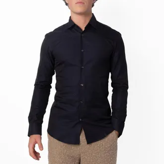 Ferragamo Long-Sleeved Gancini Sporty Shirt, Size Small