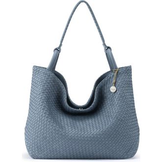 The Sak Los Feliz Large Tote Leather Bag in Woven Maritime at Nordstrom
