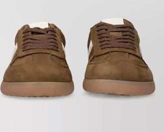 Tom Ford suede leather lace-up sneakers