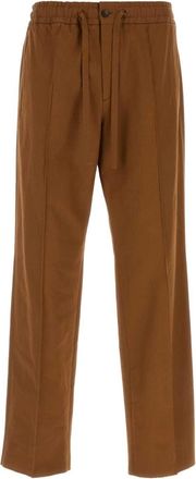 Valentino Garavani Brown Cotton Pant