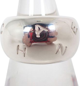 Chanel Sterling Silver 925 Band Ring (Pre-Owned)