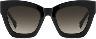 Carolina Herrera HER 0327/S GBY/HA Womens Sunglasses Black Size 52