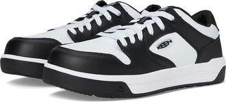 Keen Overton (Comp Toe) Womens Work Boots Star White/Black : 5.5 B - Medium, Leather