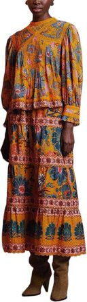 Farm Rio Farm Rio Mica Collar Blouse