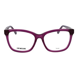 Love Moschino MO-1065574 Acetate Square-Frame Eyeglasses - Purple
