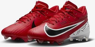 Nike Vapor Edge Elite 360 2 DA5457-600 Mens Bright Red Football Cleats GBNC1506