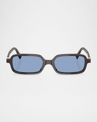 Miu Miu 11Zs Rectangular Sunglasses