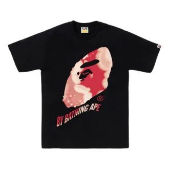 A Bathing Ape Tie Dye Twist By Bathing Ape T-Shirt Black 1L30-110-043-BLK