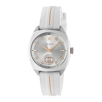 Gucci Interlocking Ya 142512 29mm Ladies Watch - Dames - Horloges - Grijs - ONE Size - Accessoires