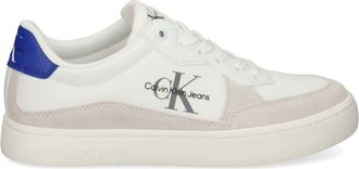 Calvin Klein Jeans logo-embossed sneakers - men - Leather/Fabric/Rubber/Fabric - 44 - White