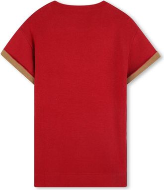 Lanvin Lace Cotton Dress - Red