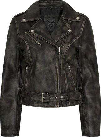 Notyz Giacca Biker - - Jackets - Donna - Grigio - M
