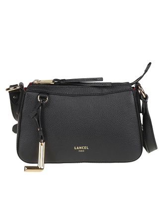 Lancel Faubourg Mini Top Zip Cow Leather Shoulder Bag