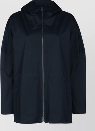 Harris Wharf London women hooded jacket drawstring relaxed fit