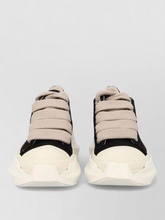 Rick Owens canvas low-top sneakers