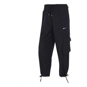 Nike (WMNS) Nike Solid Color Pocket Loose Sports Pants/Trousers/Joggers Autumn Black CZ9331-010