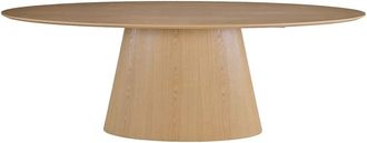 VENTE-UNIQUE.COM Mesa de comedor efecto madera color natural claro