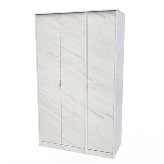 Welcome Furniture Harare Ready Assembled Wardrobe with 3 Doors - Marble - Welcome Furniture | TJ Hughes