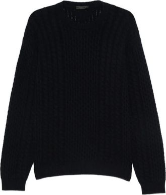Prada Cable-Knit Wool Sweater
